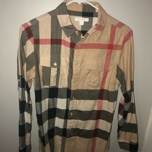 Burberry Pattern dress shirt